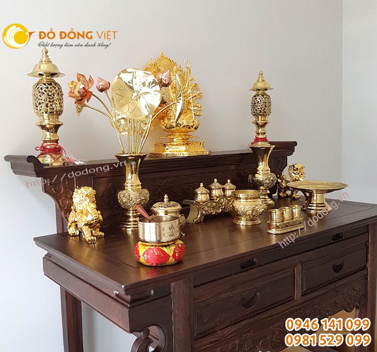 Top 16 bộ đồ thờ bằng đồng tốt nhất 2017 của Đồ đồng việt