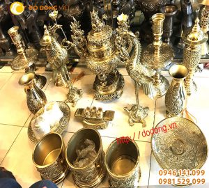 Báo giá bộ đỉnh đồng thờ cúng vĩnh tiến số 4 tại Hà nội