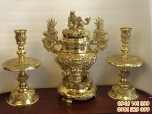 Bộ đồ thờ Bình an cho gia đình về nhà mới