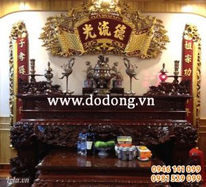 Nội thất bàn thờ gia tiên gồm những gì