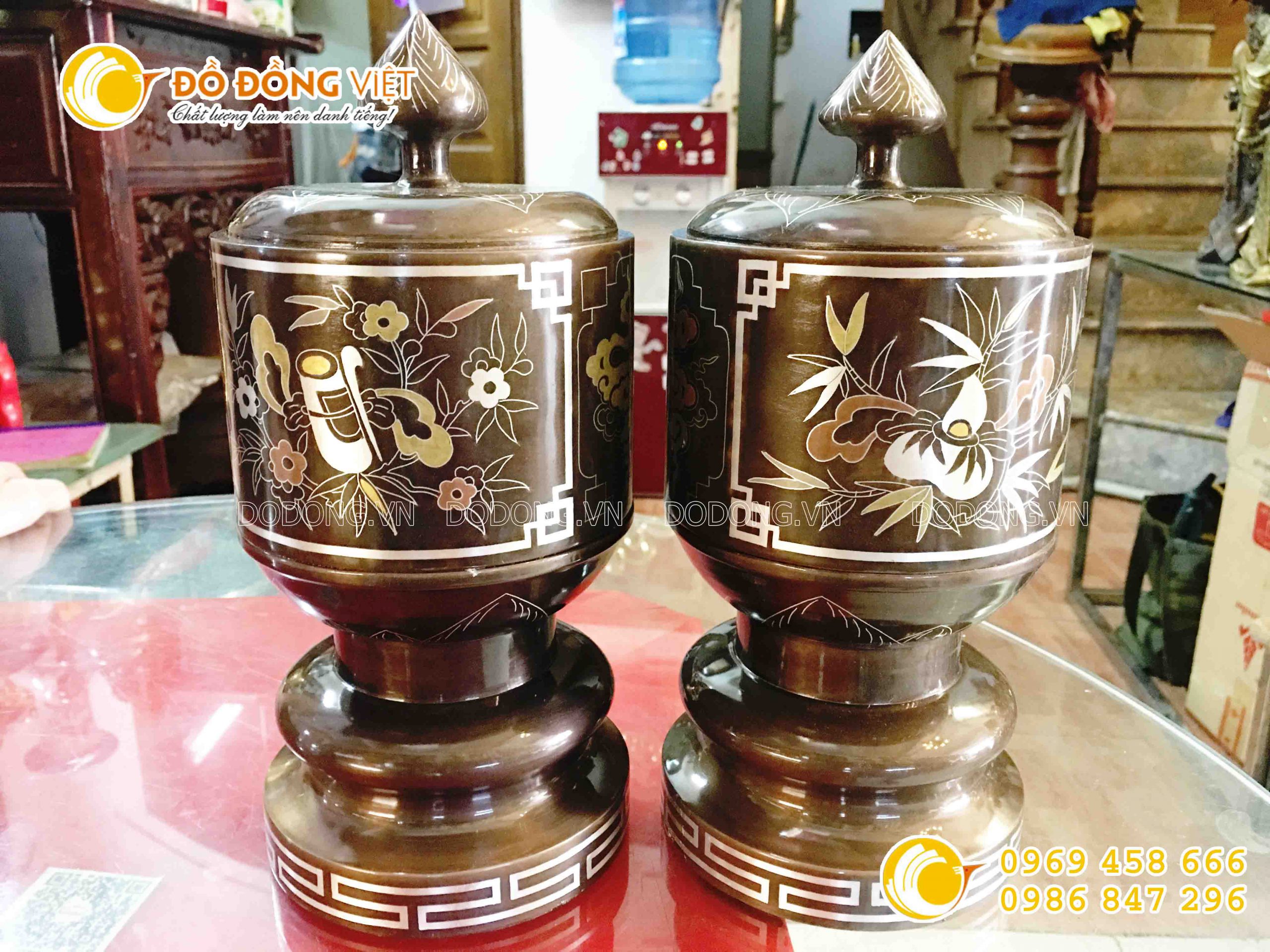 Đài thờ cúng, bộ đài thờ khảm ngũ sắc