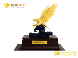Đại bàng tung cánh dát vàng 24k