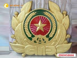 Đơn vị đúc huy hiệu công an nhân dân bằng đồng