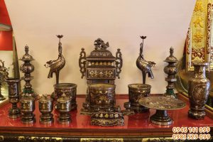 Đỉnh đồng phú quý vuông mang đại cát đến nhà