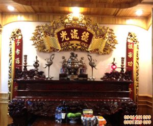 Bày trí bàn thờ ngày mùng 1, trang trí bàn thờ gia đình ý nghĩa