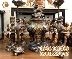 Siêu thị đồ thờ, bộ đồ thờ trang trí bàn thờ gia tiên