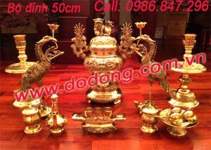 Đồ thờ cúng bằng đồng cao cấp – Đỉnh đồng dapha