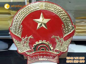 quốc huy bằng đồng tại hải phòng