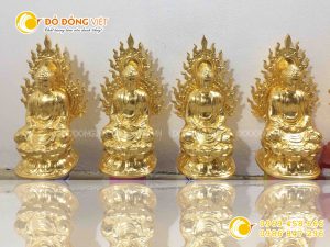 Tượng phật đồng dát vàng