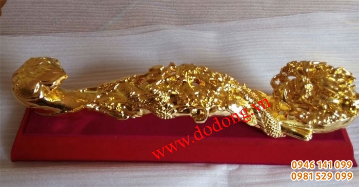 Gậy như ý bằng đồng mạ vàng cầu được ước thấy