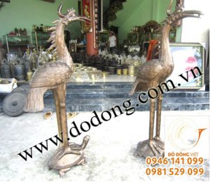 Hạc thờ – đồ cúng tiến đầu năm ý nghĩa – hạc đồng