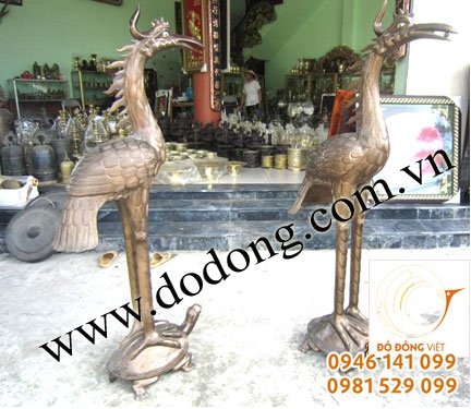 Hạc thờ – đồ cúng tiến đầu năm ý nghĩa – hạc đồng