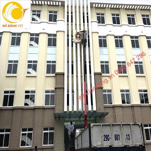 Công an hiệu lắp đặt tòa nhà cục an ninh cửa khẩu dk 2,4m