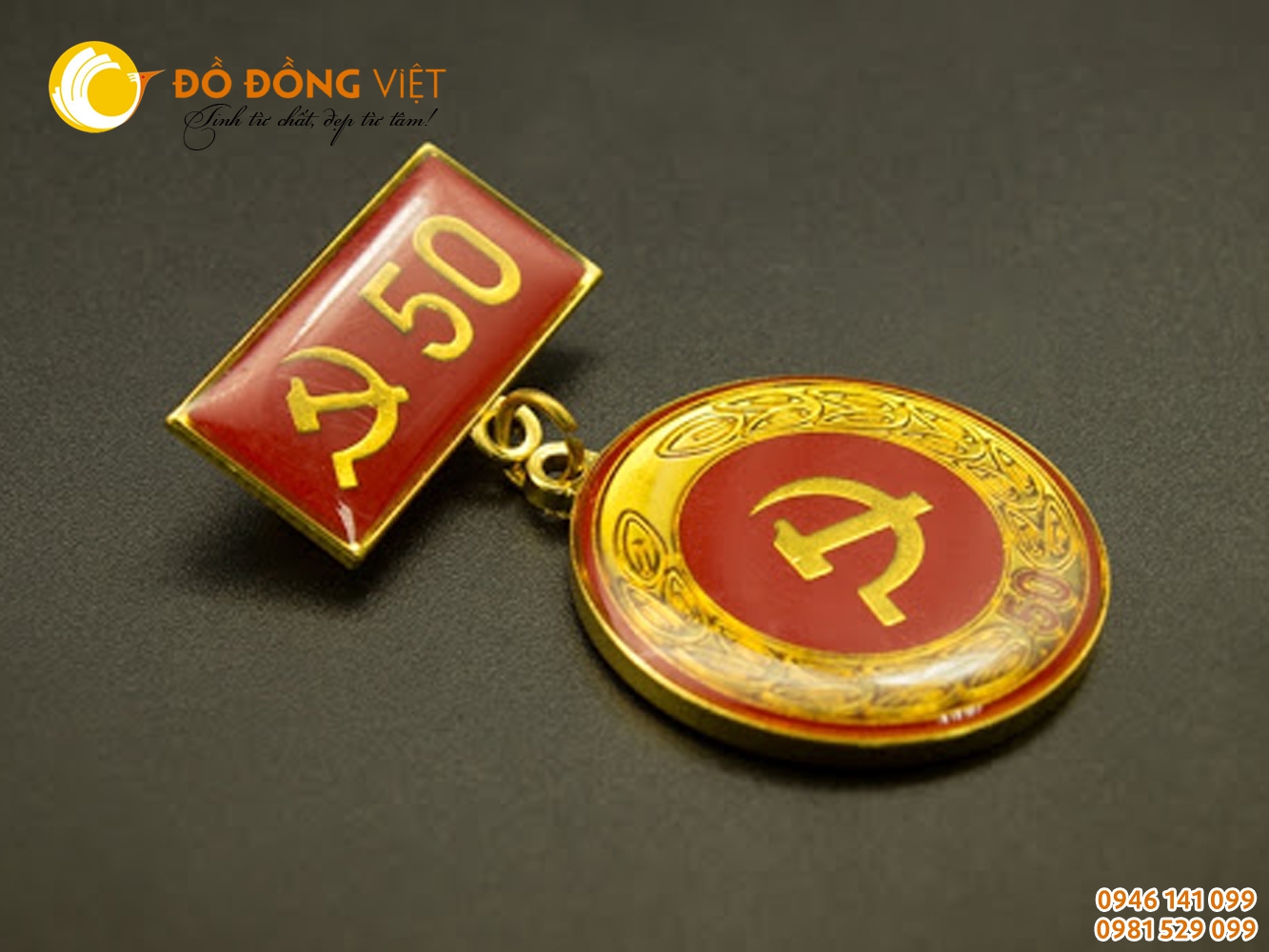 huy hiệu 50 năm tuổi Đảng
