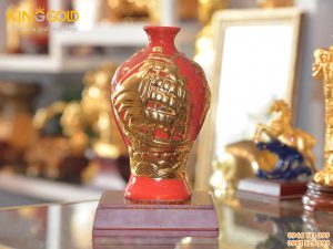 Quà tặng cao cấp Mai bình tích lộc- thuận buồm xuôi gió
