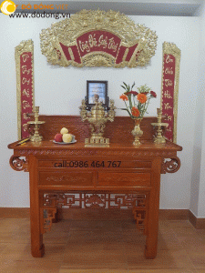 Mẫu bàn thờ cửu huyền tại gia đình ý nghĩa 2018