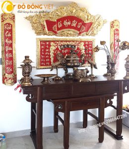 Bàn thờ cửu huyền thất tổ, trang trí bàn thờ cửu huyền đẹp