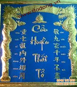 Cửu huyền thất tổ bằng đồng thờ gia tiên