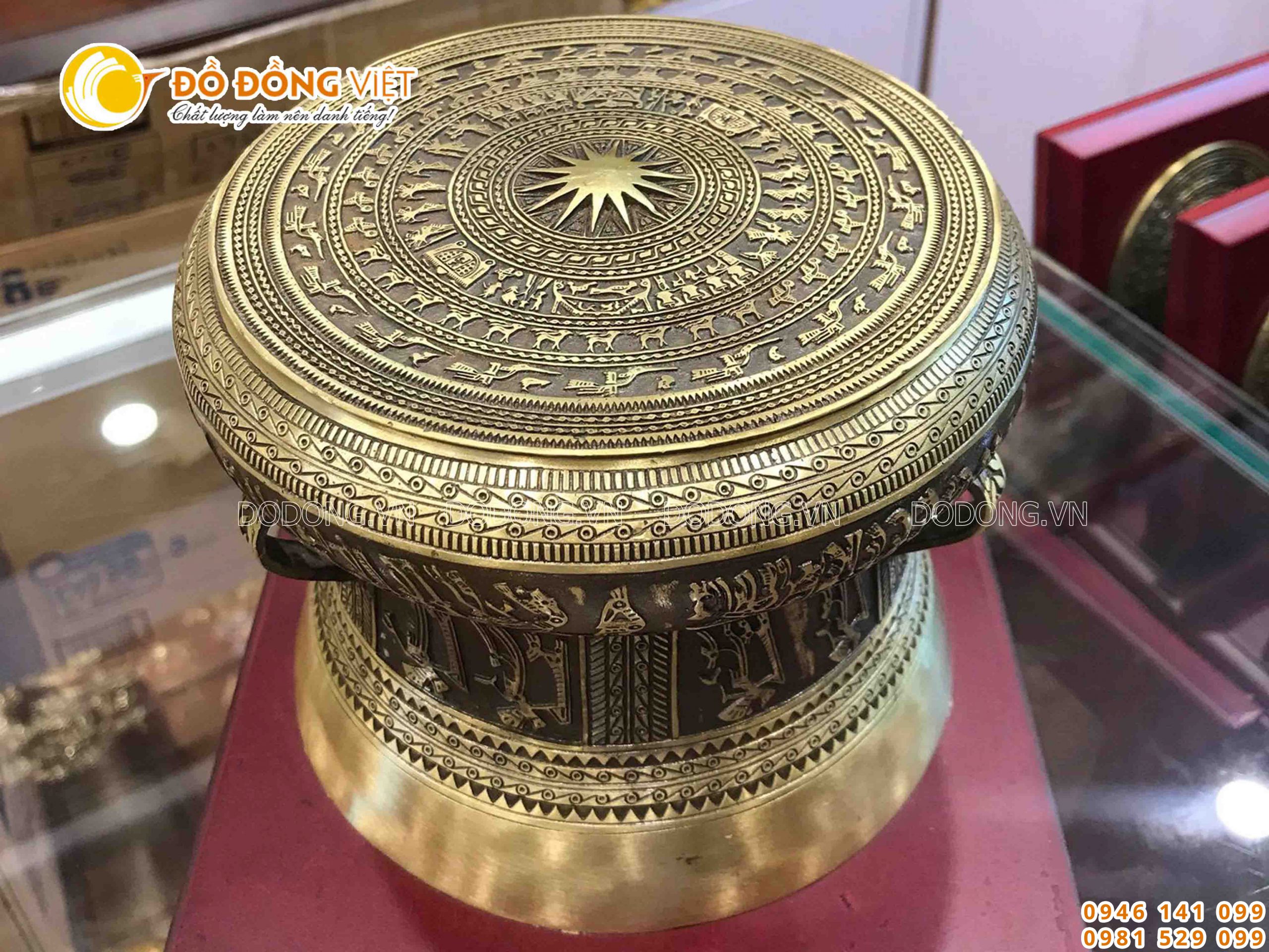 Trống đồng quà tặng, trống đồng lưu niệm đẹp ý nghĩa