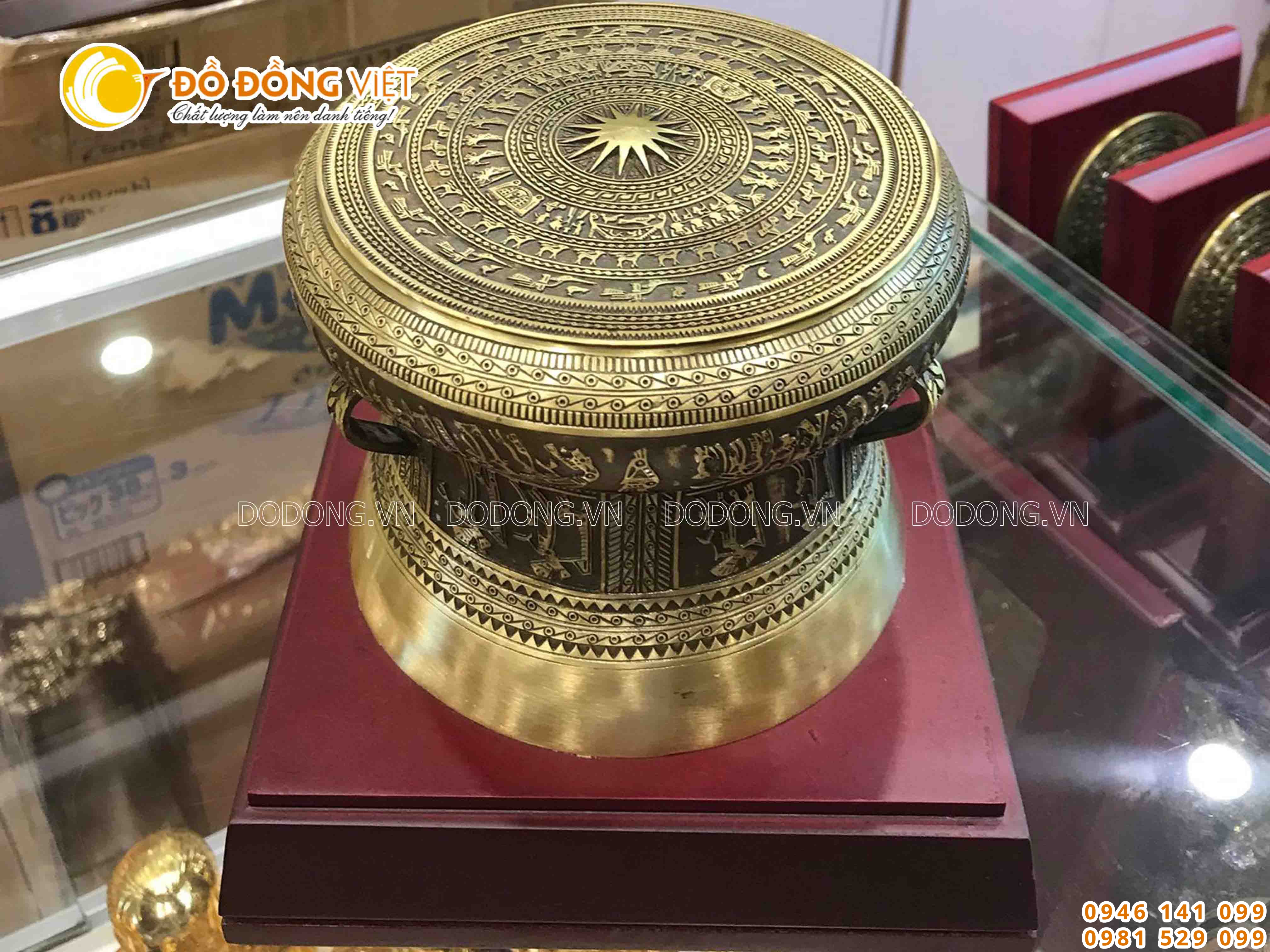 Trống đồng quà tặng, trống đồng lưu niệm đẹp ý nghĩa