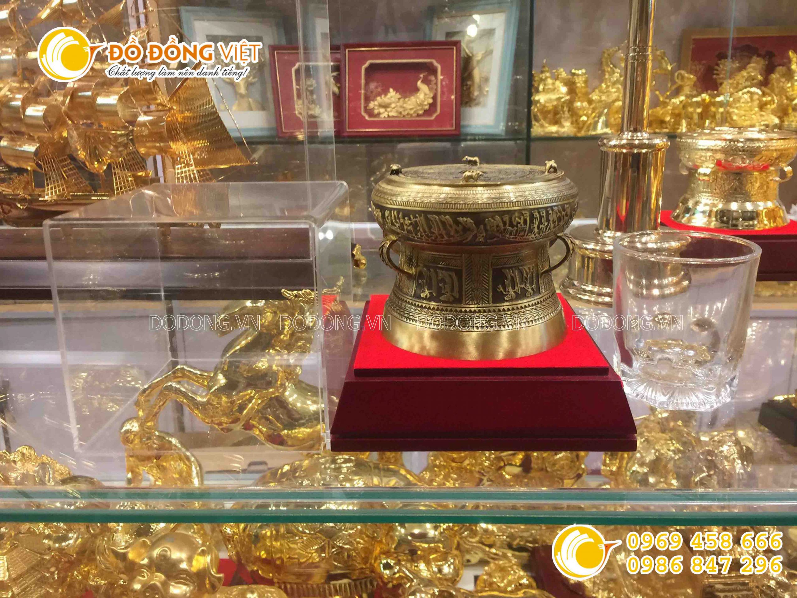 Trống đồng quà tặng 15 cm