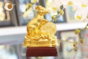 Quà tặng phong thủy- tượng chuột phong thủy, giá bán linh vật phong thủy