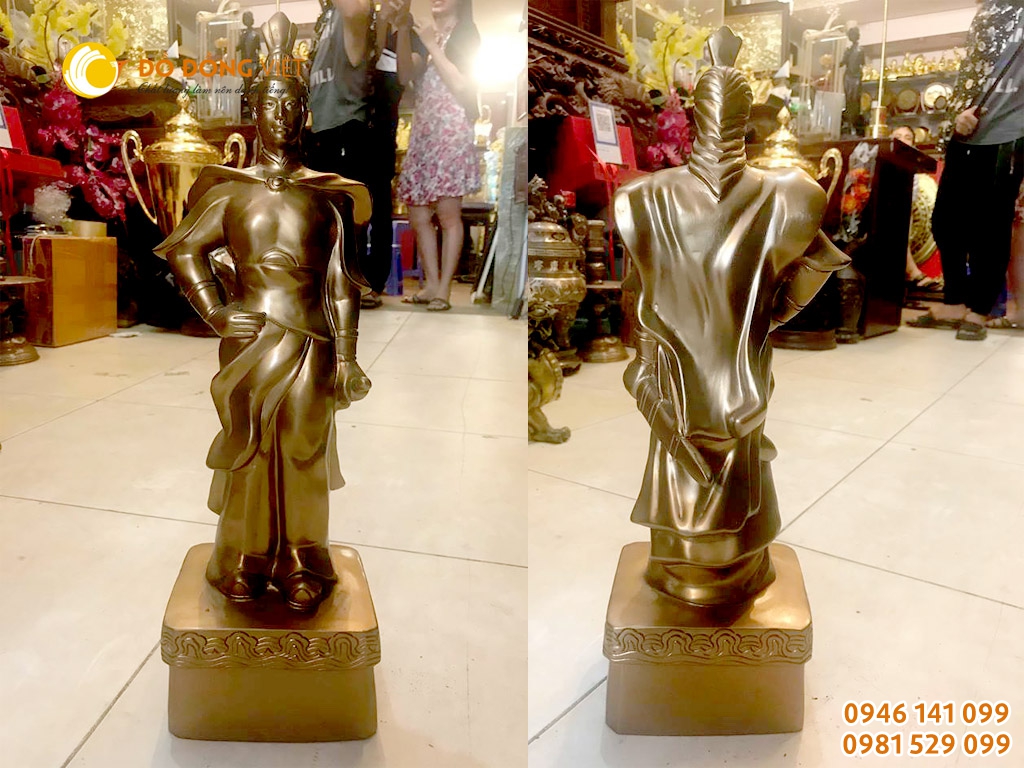Tượng Bà Triệu bằng đồng cao 50 cm