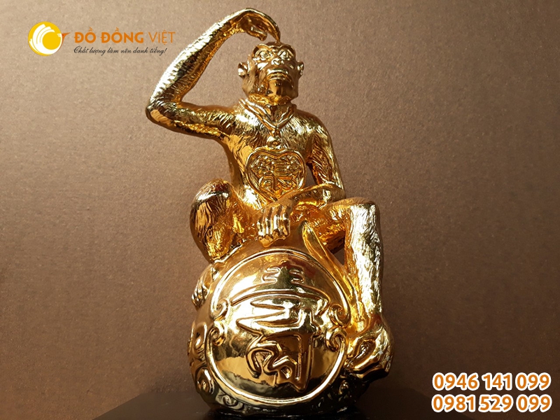 Linh vật phong thủy tuổi thân mạ vàng