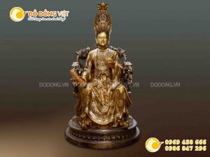 Tượng mẫu cửu trùng thiên bằng đồng