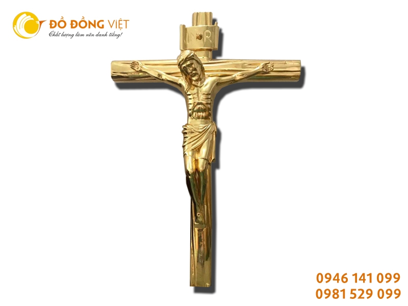 Tượng chúa jesus bằng đồng, tượng chúa jesus dát vàng 9999