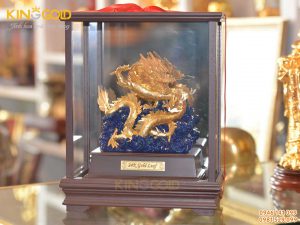 Tượng Rồng Mạ Vàng Có Hộp Đựng Sang Trọng