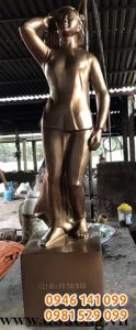 Tượng đồng liệt sỹ Võ thị sáu 81cm