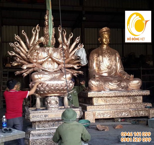 Đúc tượng đúc chuông công đức