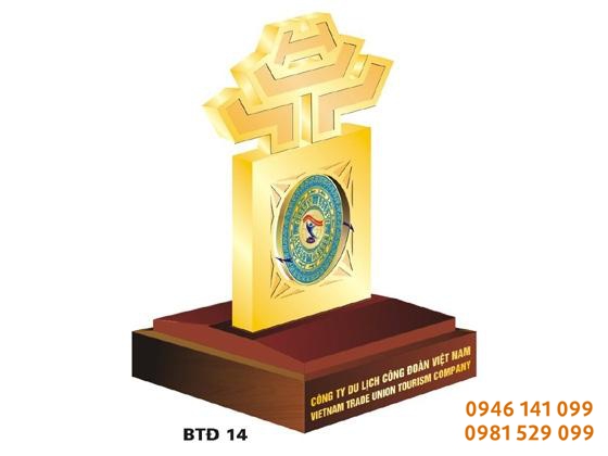 biểu trưng cup đồng lưu niệm