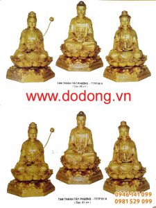 Đúc đồng các mẫu tượng phật để thờ cúng