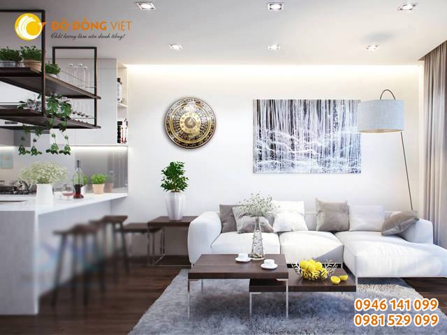 đồng hồ họa tiết trống đồng