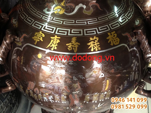 5 chữ Phúc lộc thọ khang linh bằng vàng 24k cao cấp