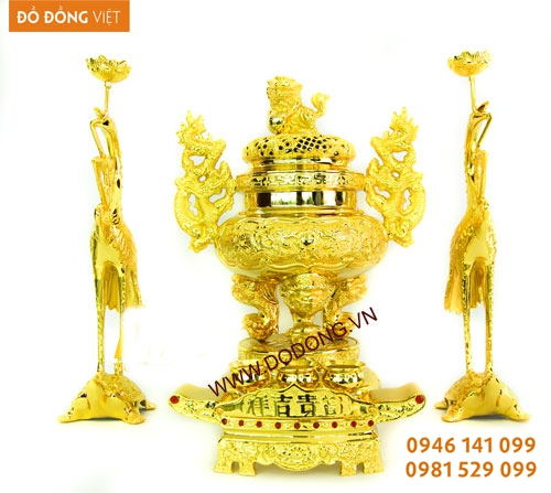 bộ tam sự mạ vàng
