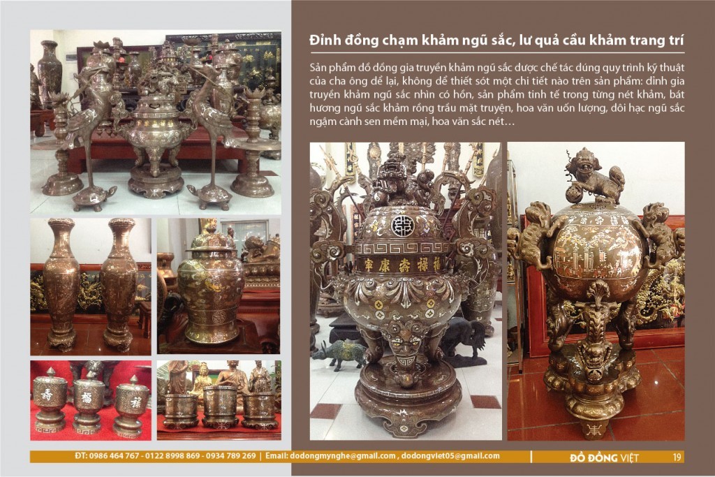 bộ lư đồng thờ cúng
