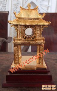 Qùa tặng khuê văn các bằng đồng mạ vàng 24k