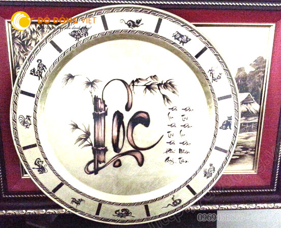 Mâm chữ lộc tinh xảo