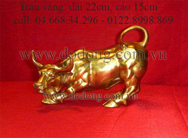 Trâu đồng đứng 4 chân - biểu tượng cho sức mạnh