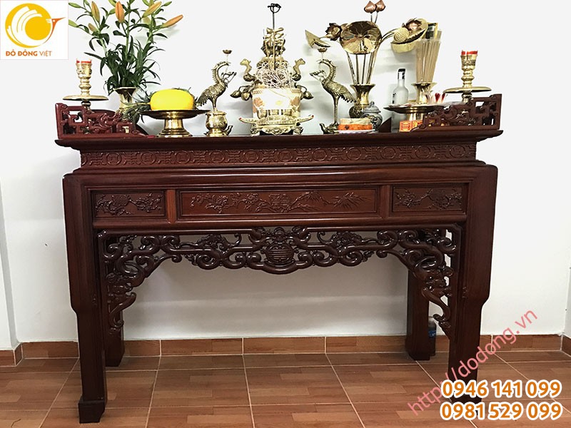 bày trí bàn thờ, cách bày bàn thờ gia tiên, đỉnh thờ