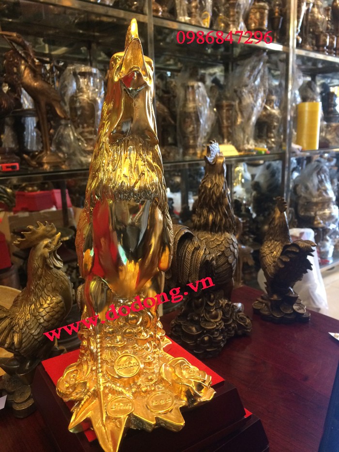 nhận đúc tượng gà chữ phúc, gà đinh dậu, gà đồng 2016
