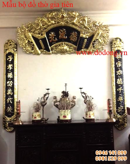 Bộ đồ thờ hoàn chỉnh tạo thêm vẻ đẹp trang nghiêm cho mỗi gia đình - niềm tự hào của Đồ đồng việt