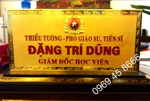 biển câp tướng