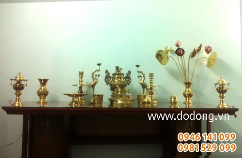 Mẫu bàn thờ gia tiên đẹp, đầy đủ