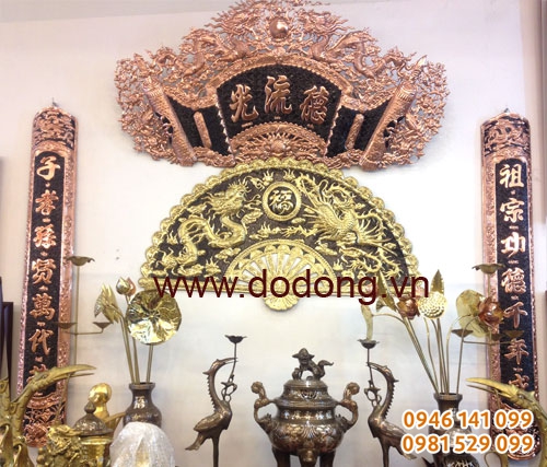 bộ hoành phi trang trí phòng thờ