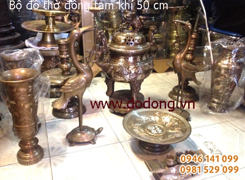 Đỉnh đồng cao cấp tam khí tại Hải Phòng giá ưu đãi