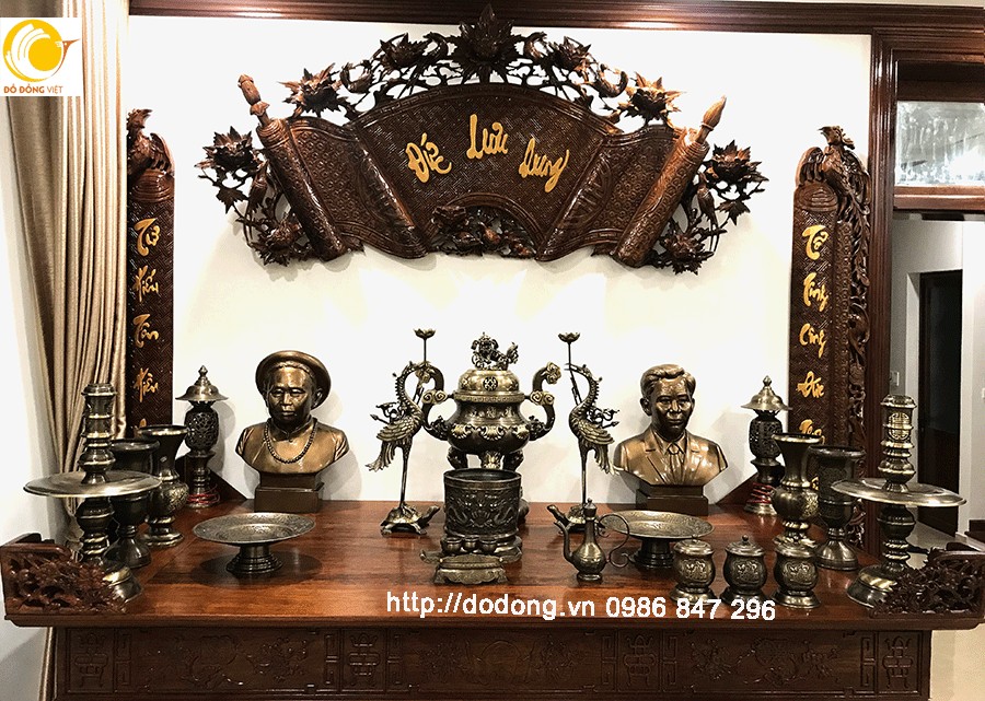 Bộ đồ thờ bày bàn thờ tại Vincom Hải phòng
